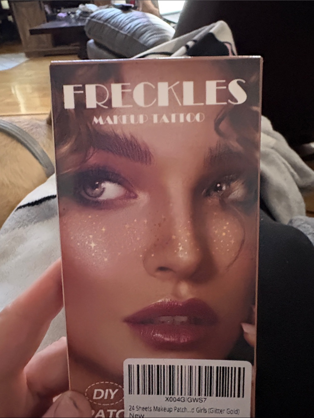 Makeup Tattoo - Glitter Gold DIY Freckle Patches